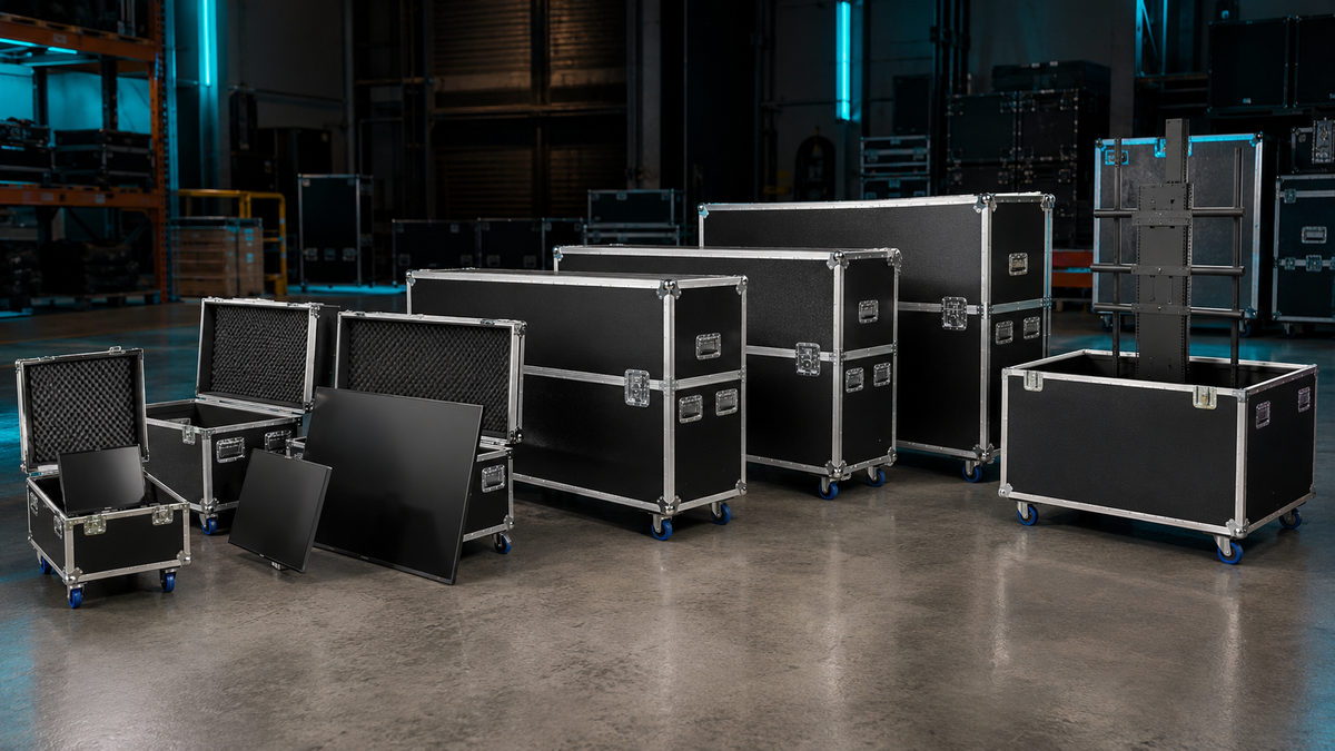 Flat Screen Cases for 32" to 80"+ Displays: Complete Sizing Guide