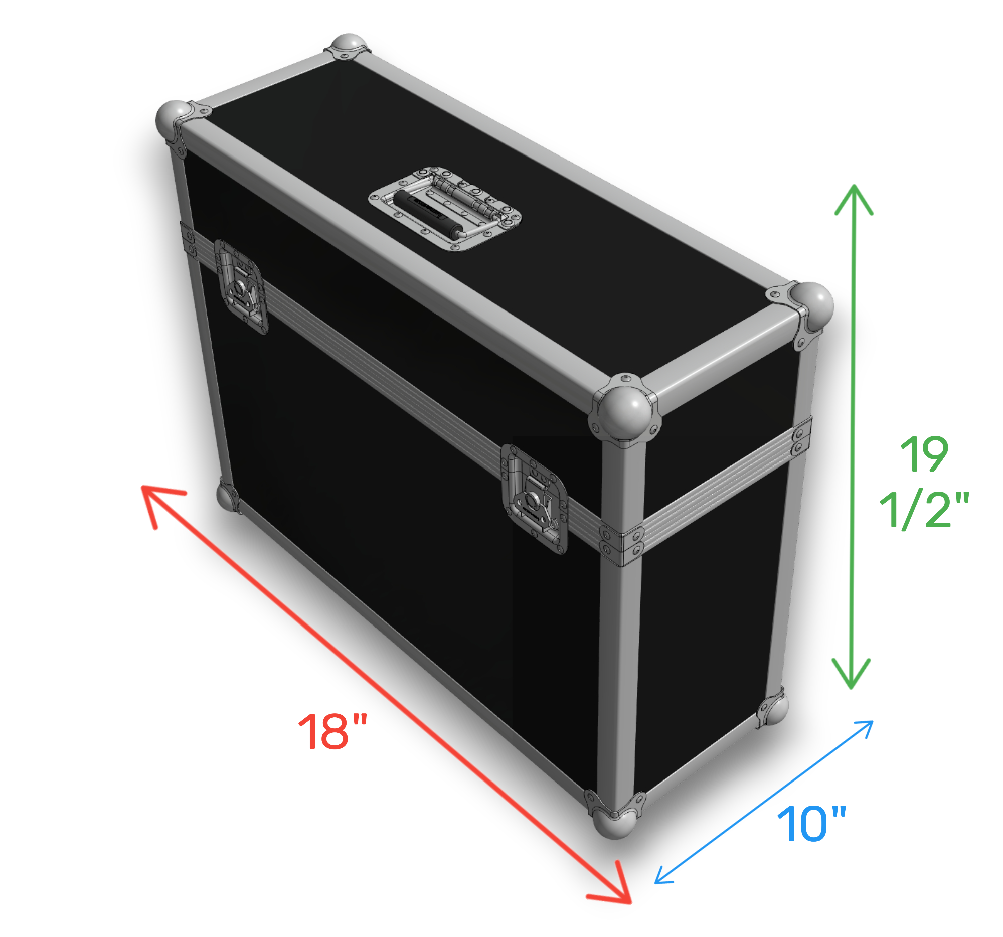 Heavy-Duty 18"-30" LCD LED Monitor & TV ATA Case | DIY Foam