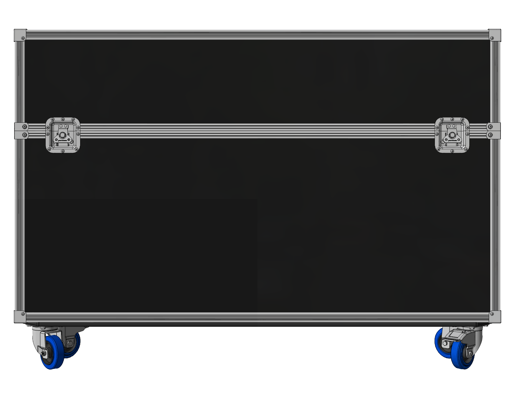 2-Screen 55" LCD/LED Fits 48"-60" TV ATA Case