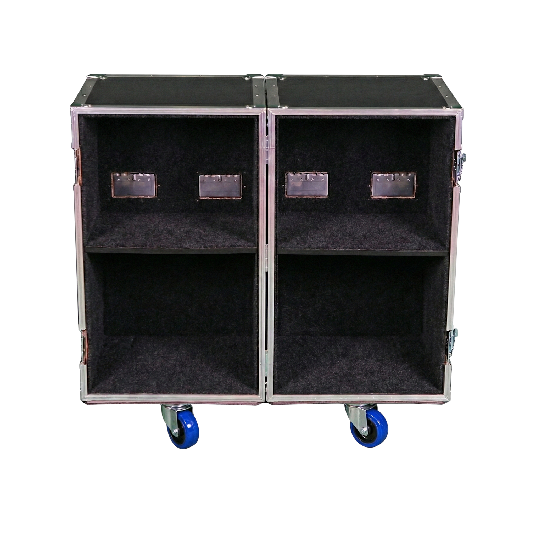2-Sided Heavy Duty ATA Drum Case with Adjustable Shelves – 18x18x30