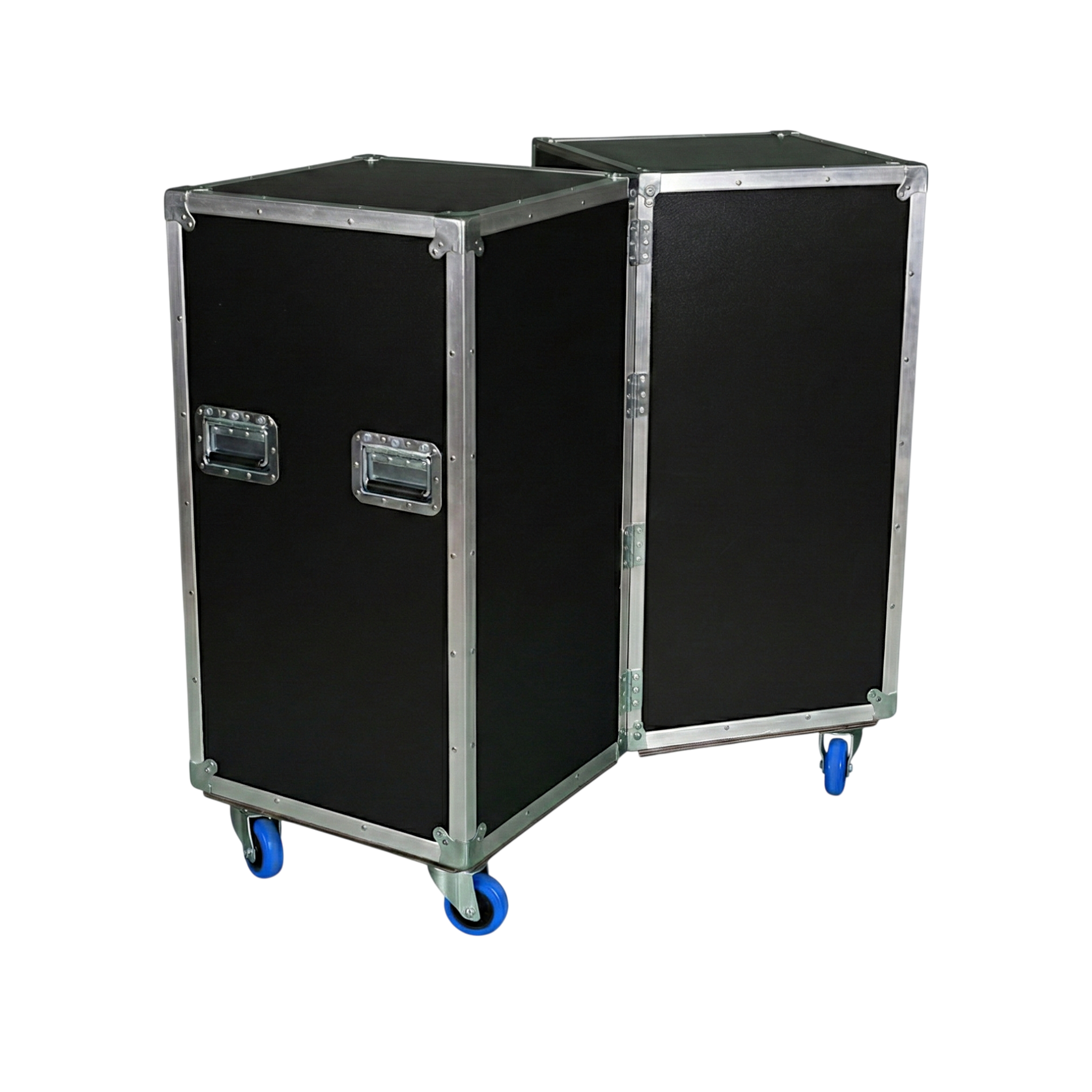2-Sided Heavy Duty ATA Drum Case with Adjustable Shelves – 18x18x30