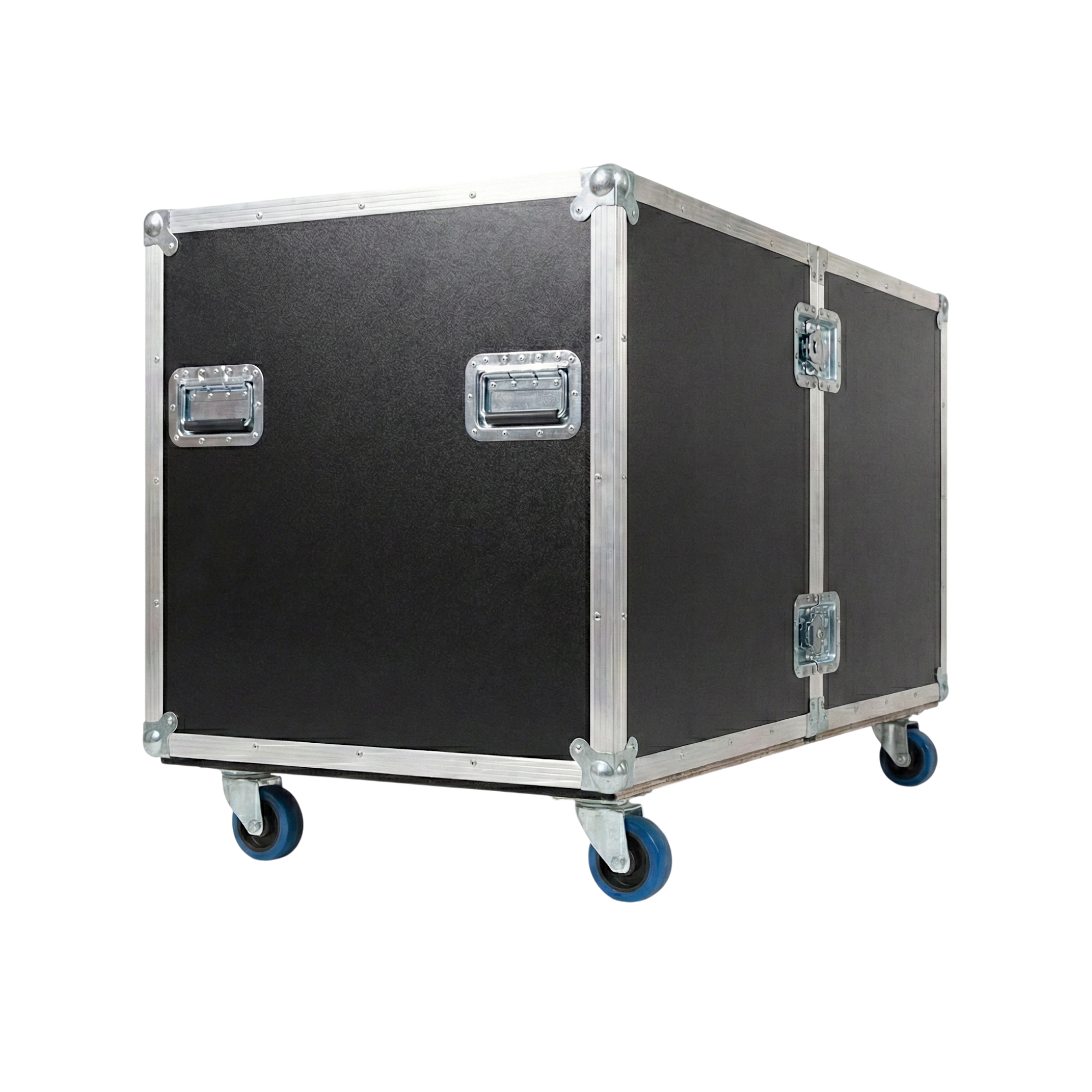 2-Sided Heavy Duty ATA Drum Case with Adjustable Shelves – 28x28x28