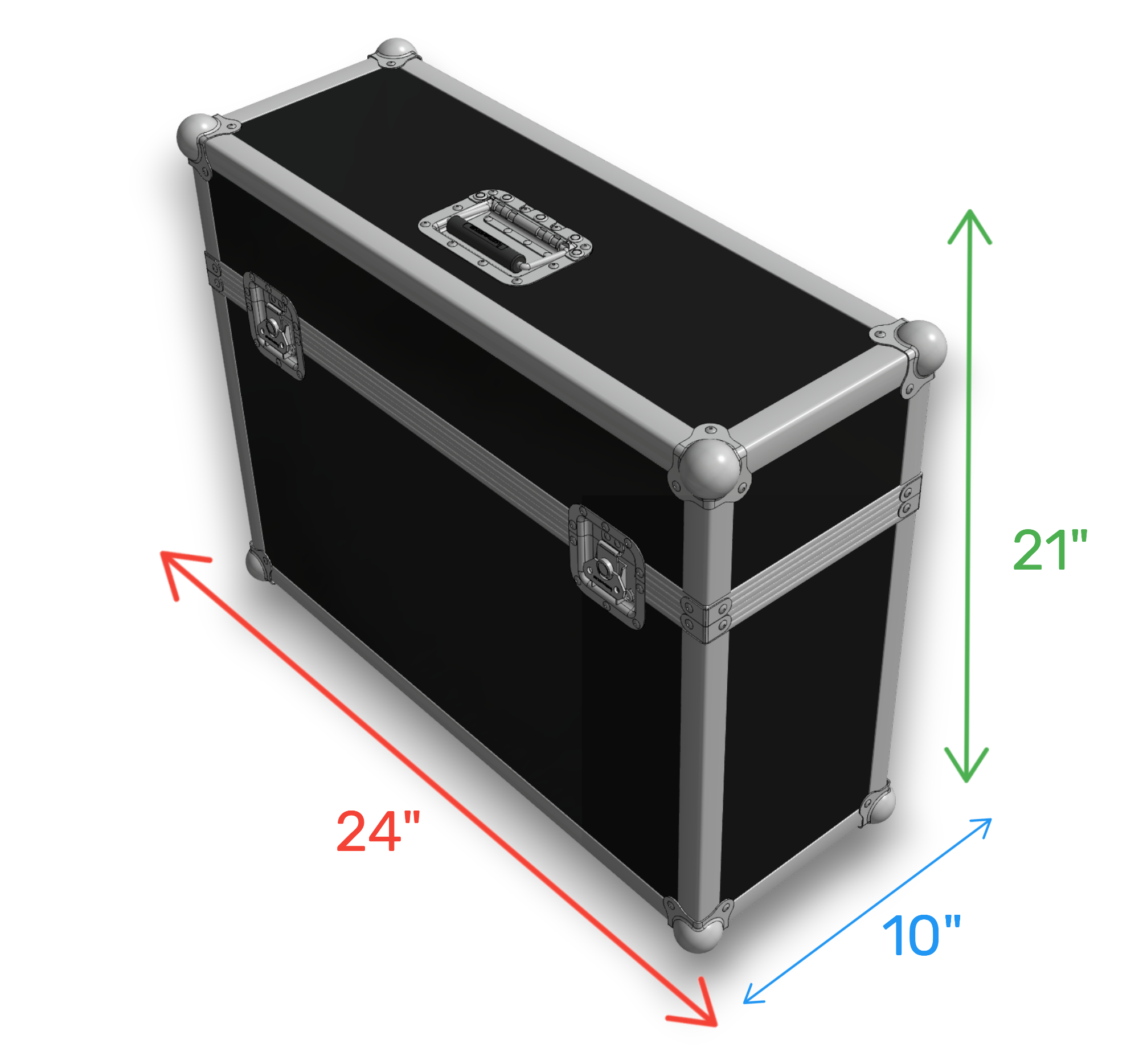 Heavy-Duty 18"-30" LCD LED Monitor & TV ATA Case | DIY Foam