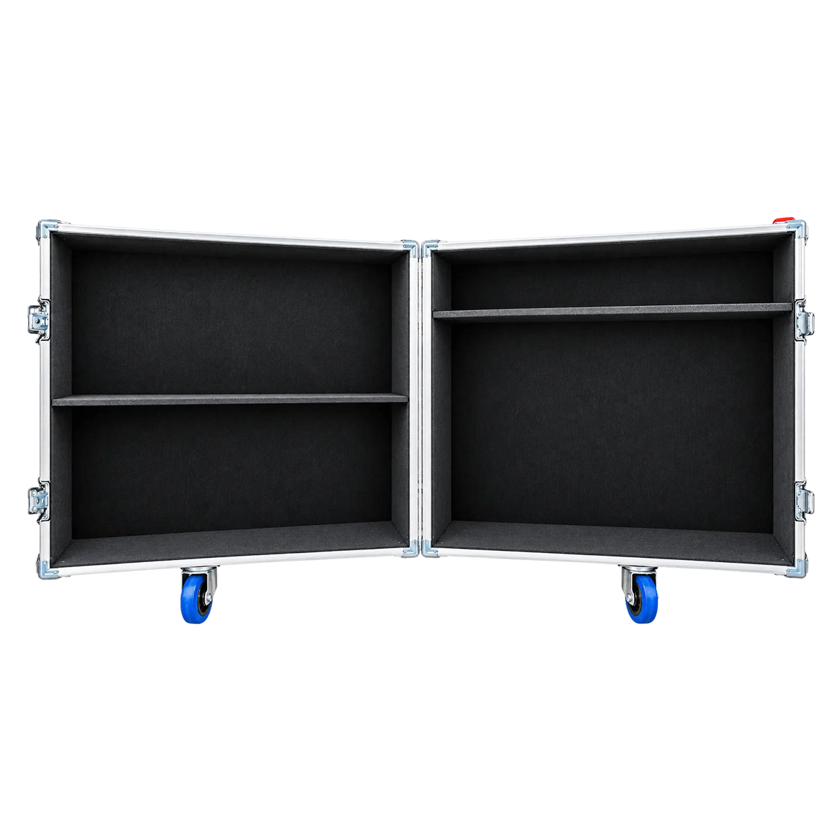 2-Sided Heavy Duty ATA Drum Case with Adjustable Shelves – 28x28x28