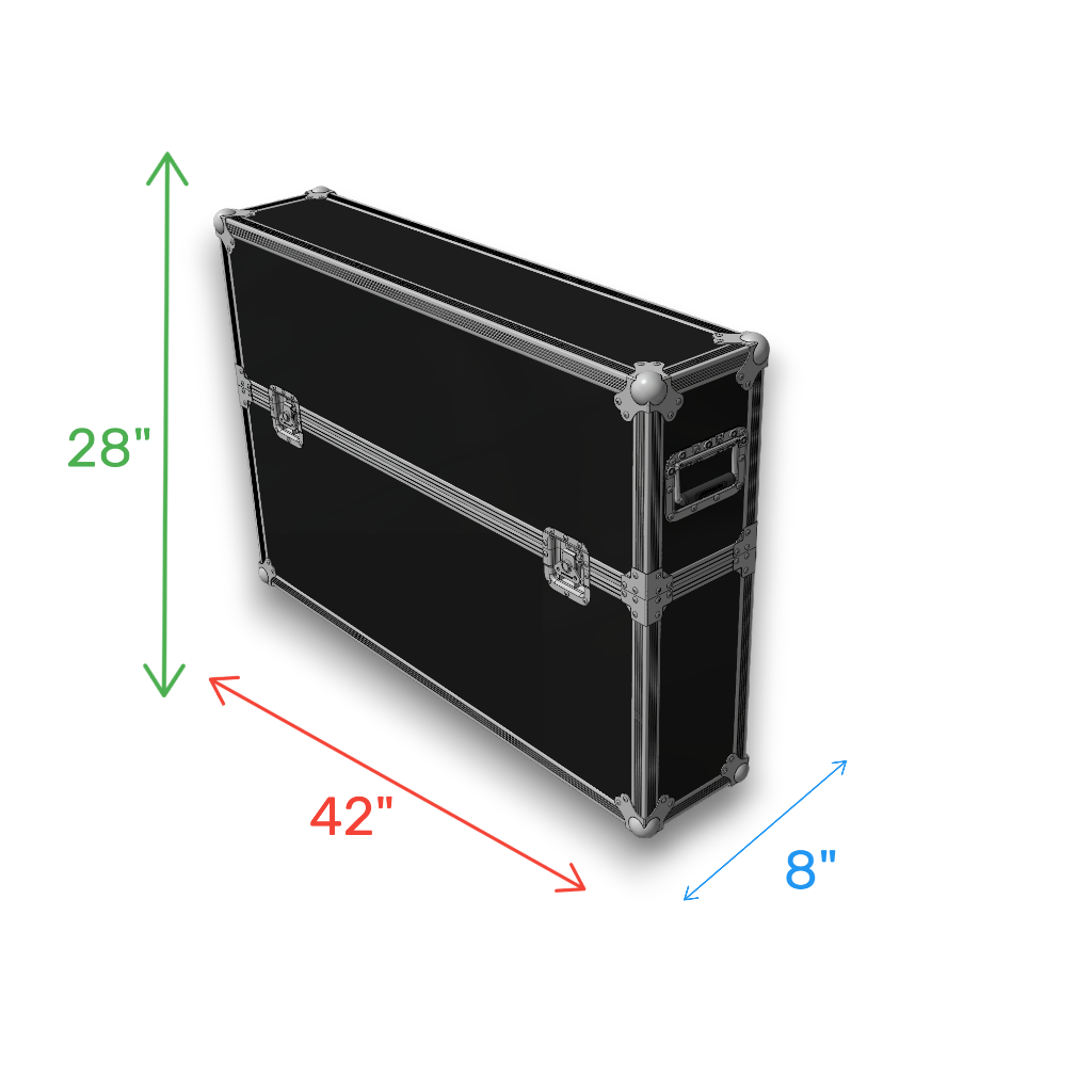 Heavy-Duty 42" ATA TV Case | Universal LCD & LED Protection