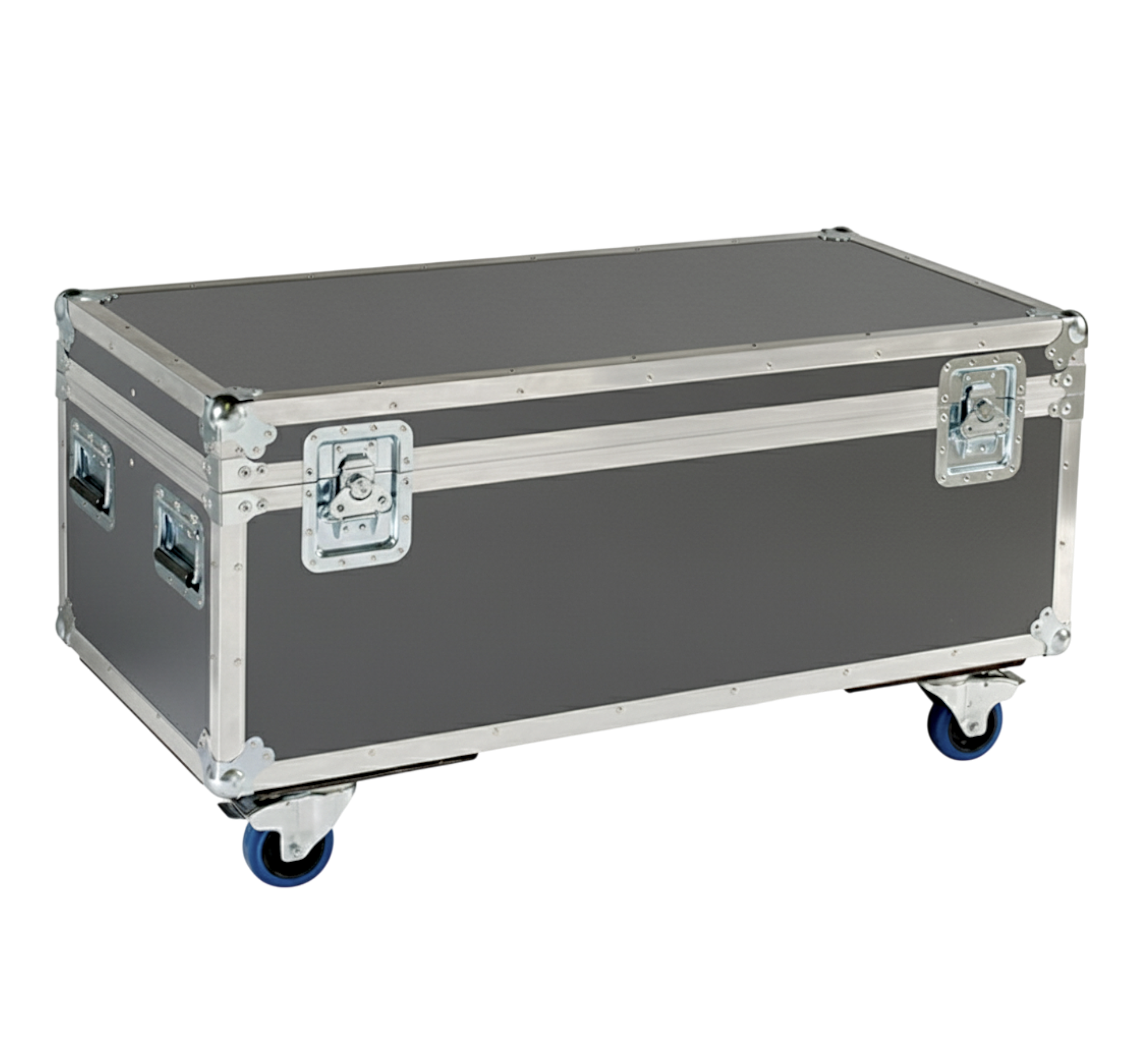 44" x 22" ATA Cable Trunk with 2 Compartments and Wheels