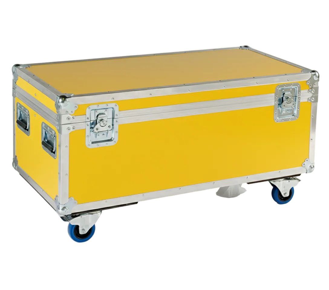 44" x 22" ATA Cable Trunk with 2 Compartments and Wheels
