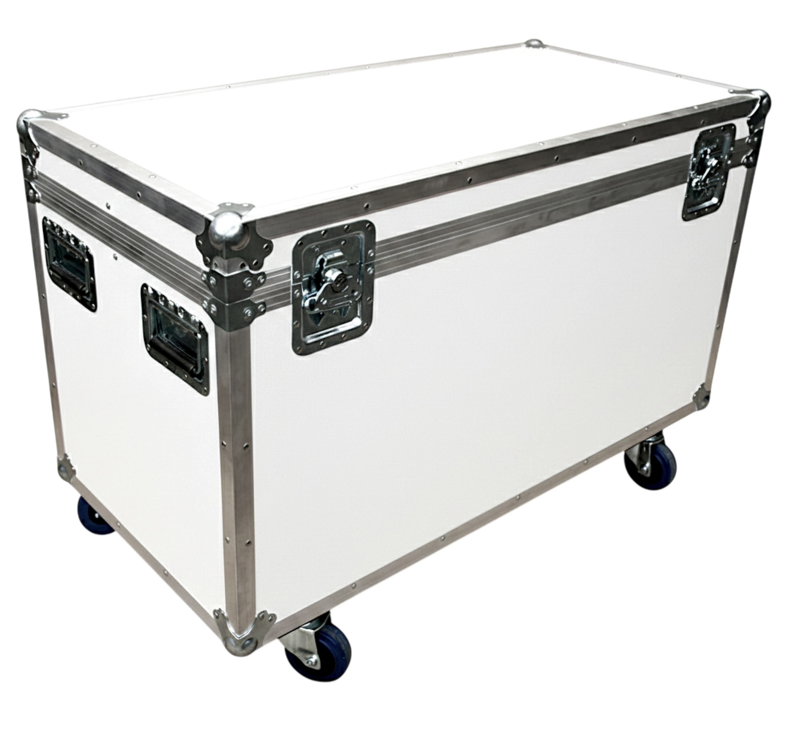 44" x 22" Extra-High ATA Cable Trunk with Wheels and 2 Compartments
