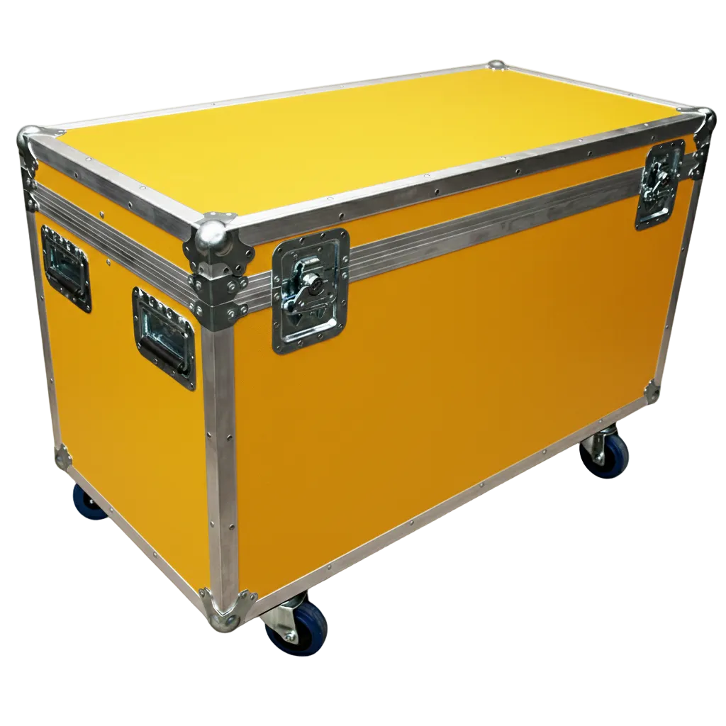 44" x 22" Extra-High ATA Cable Trunk with Wheels and 2 Compartments