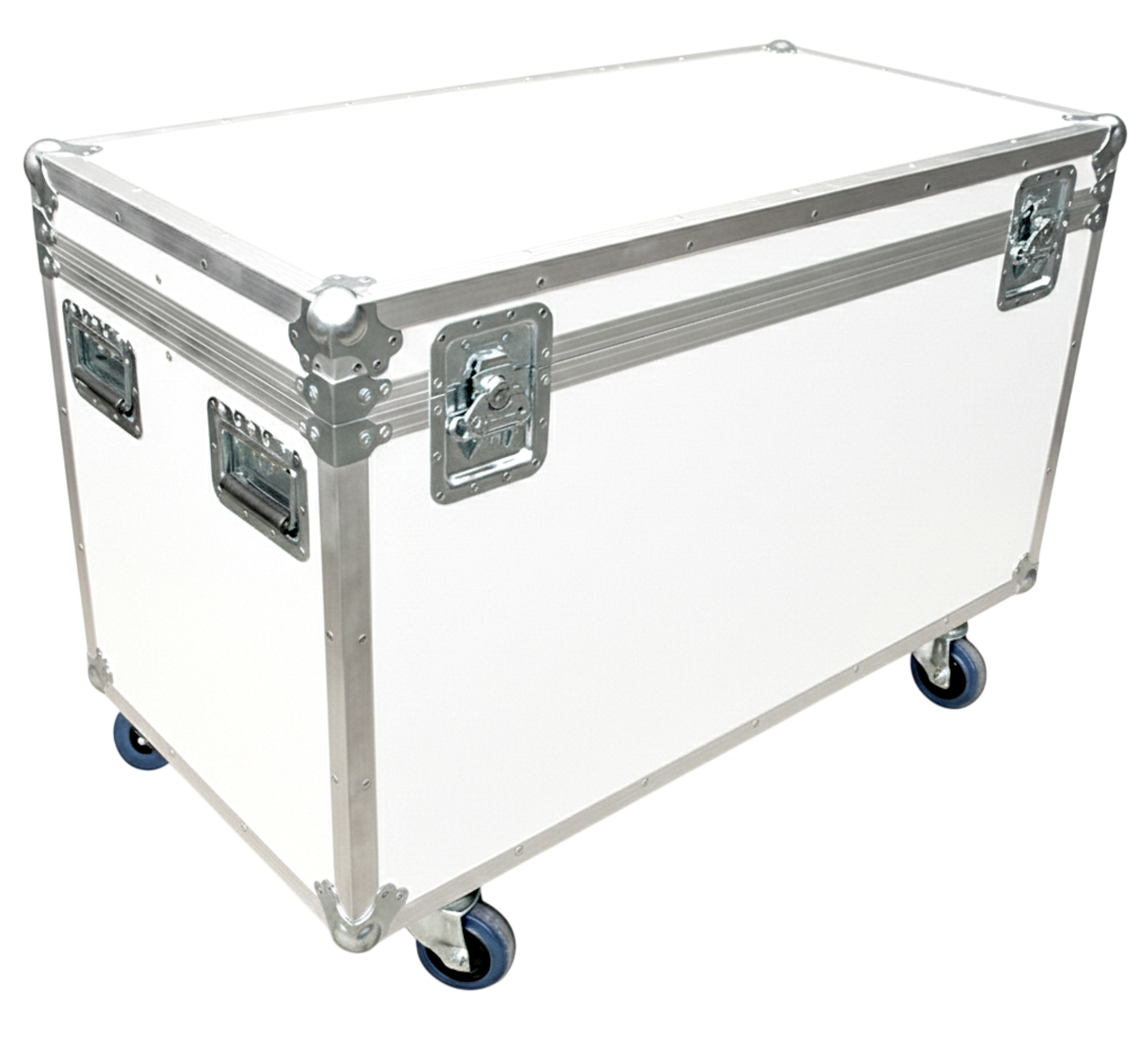 44" x 22" Extra-High ATA Cable Trunk with Wheels and 3 Compartments