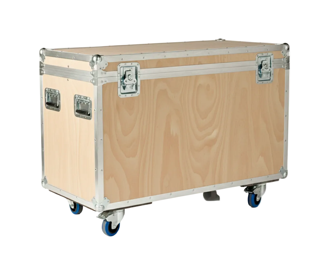 44" x 22" Extra Tall ATA Cable Trunk with Wheels