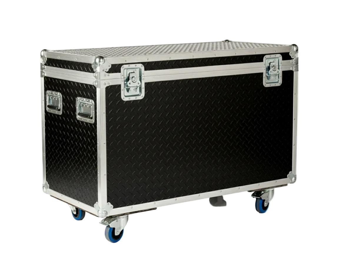 44" x 22" Extra Tall ATA Cable Trunk with Wheels