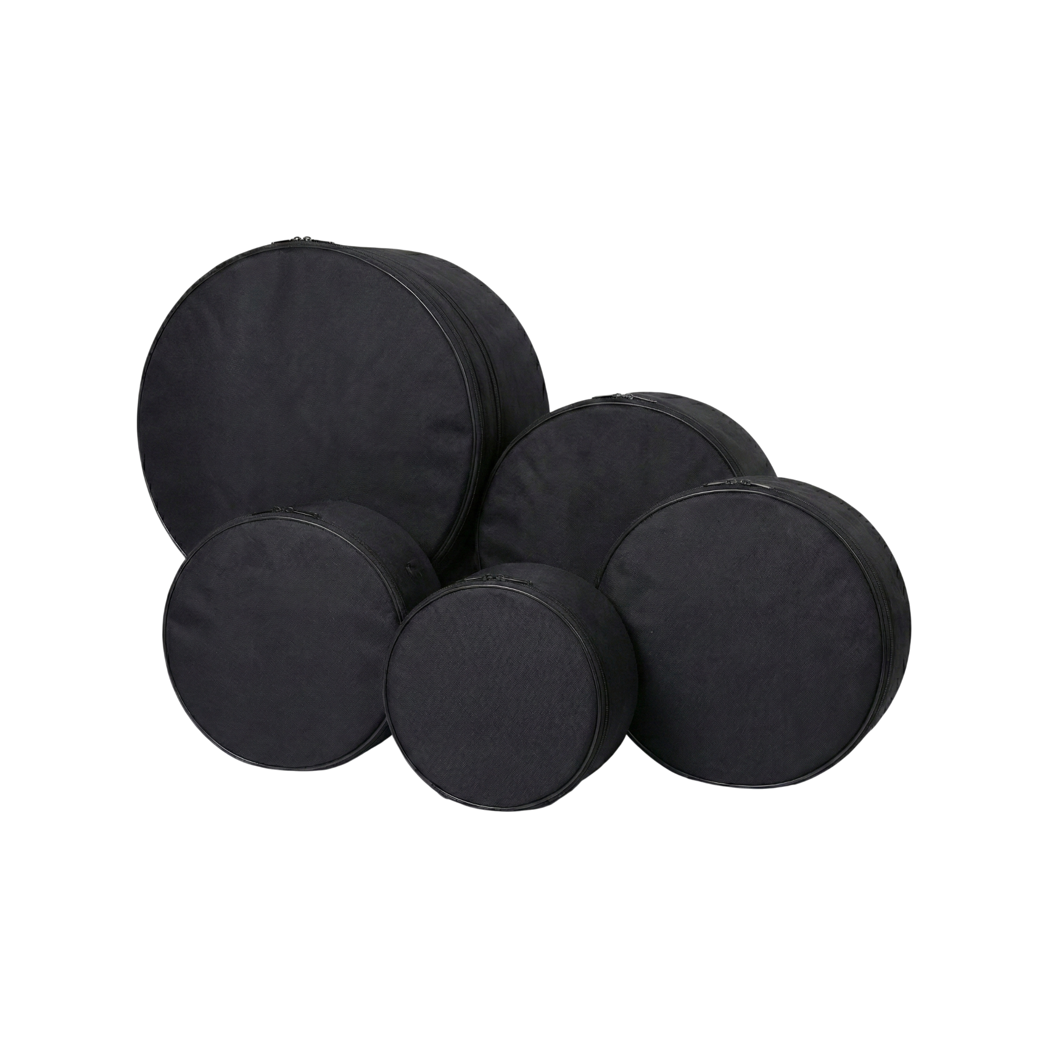 5-Piece Padded Drum Bag Set – Kick, Toms & Snare, Gig-Ready