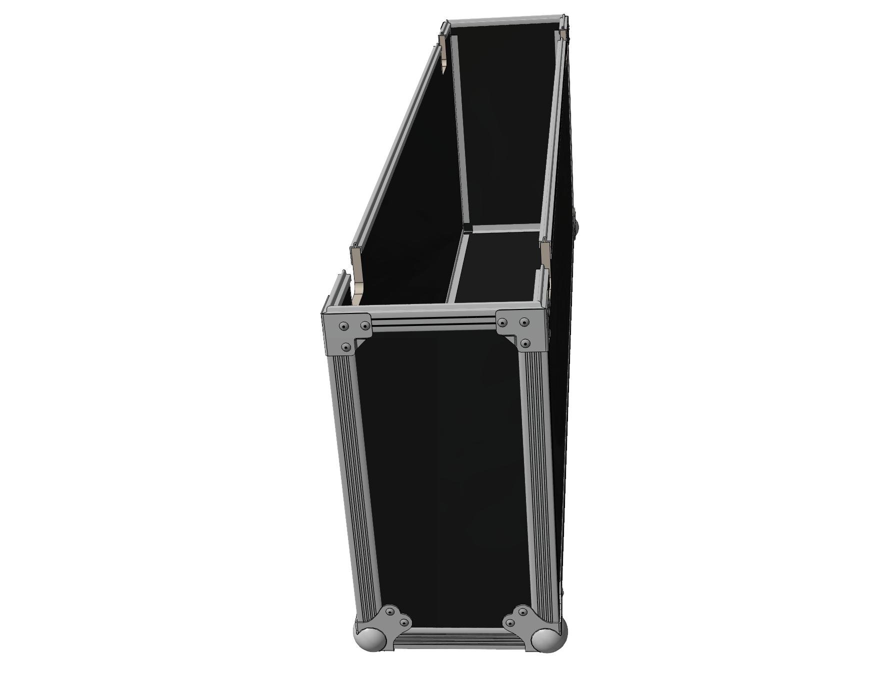 Heavy-Duty 50" TV ATA Road Case for Plasma LCD LED