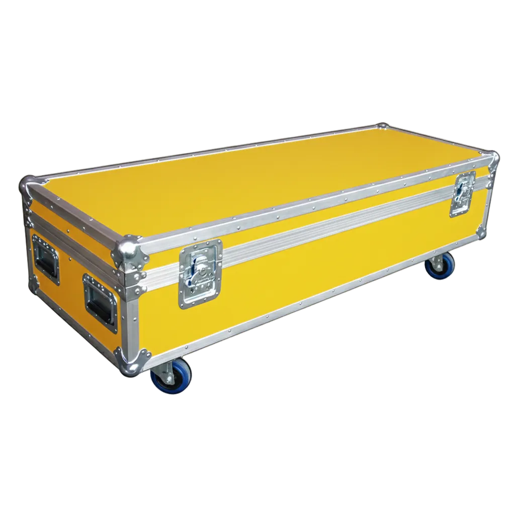 60" x 22" Extra Long ATA Cable Trunk 13" High with Wheels
