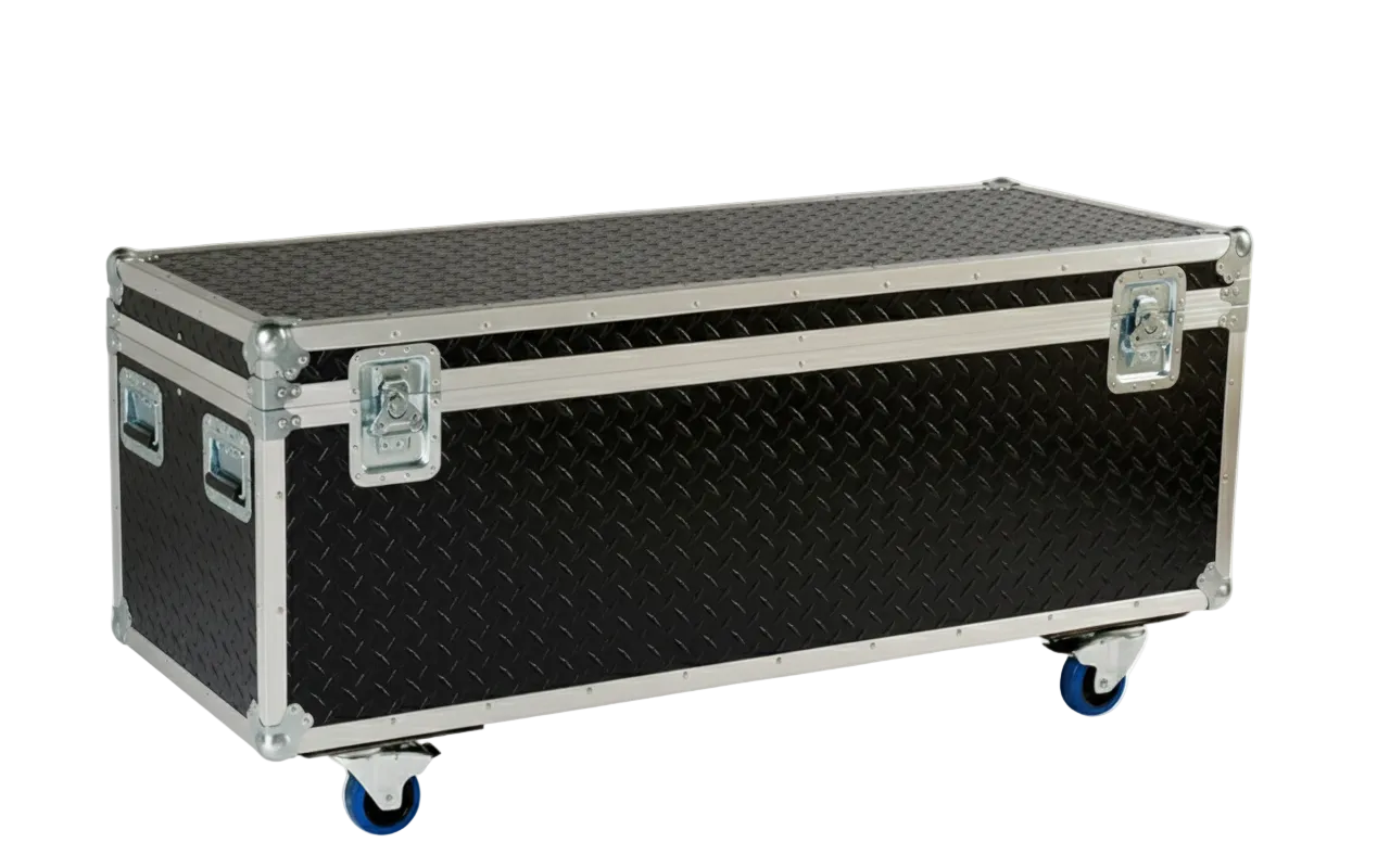 60" x 22" Extra Long ATA Cable Trunk 20" High with Wheels