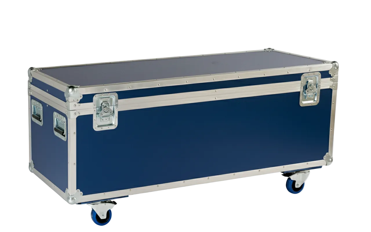 60" x 22" Extra Long ATA Cable Trunk 20" High with Wheels