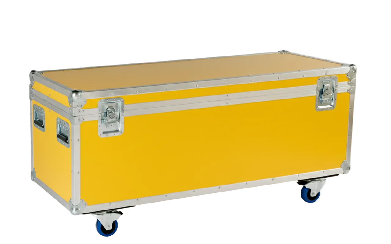 60" x 22" Extra Long ATA Cable Trunk 20" High with Wheels