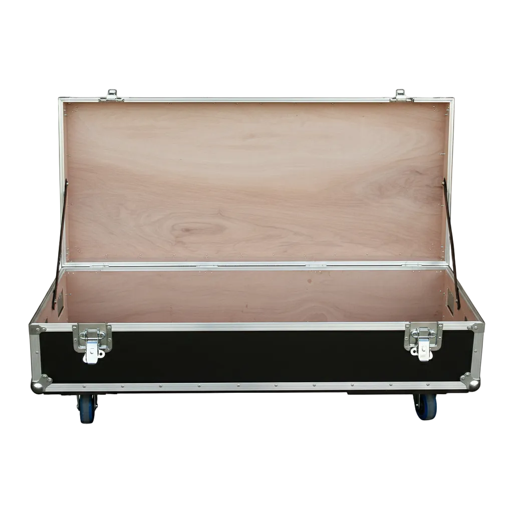60" x 22" Extra Long ATA Cable Trunk 13" High with Wheels