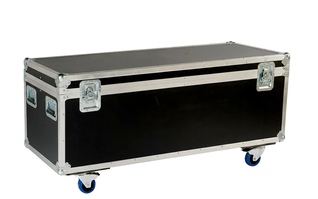 60" x 22" Extra Long ATA Cable Trunk 20" High with Wheels