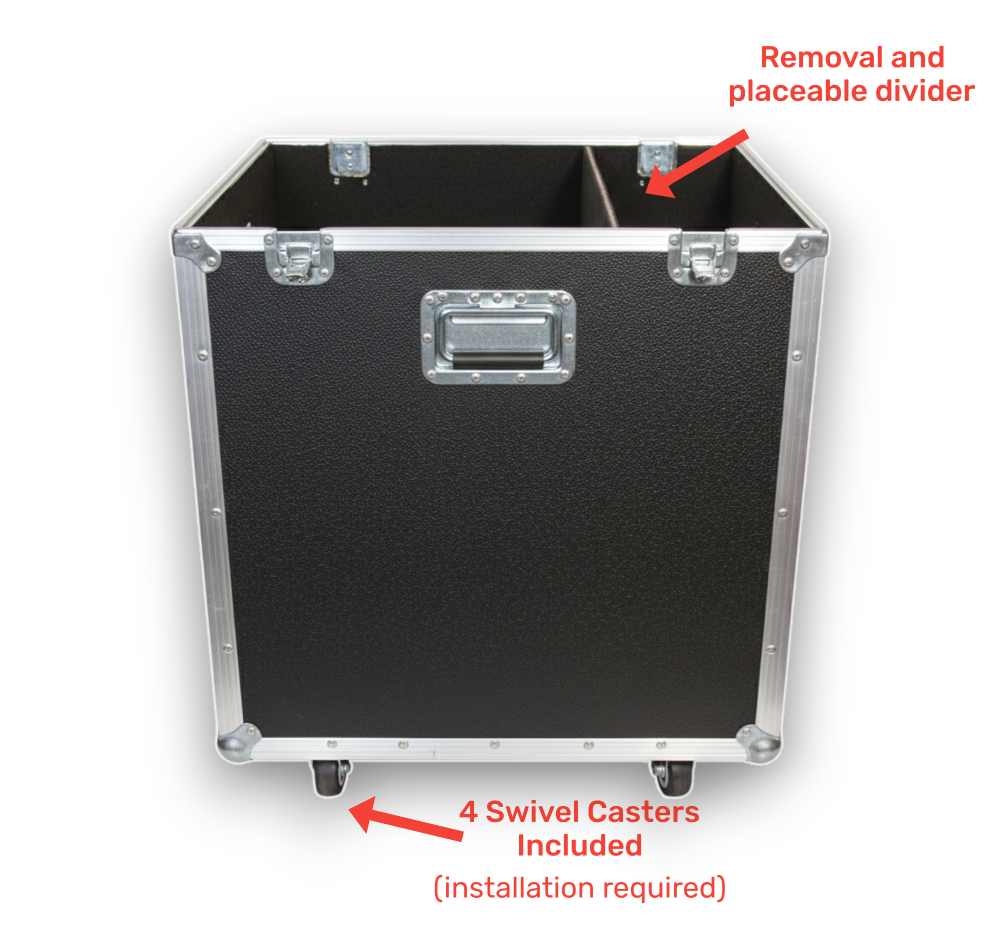 25"x22"x25" ATA Equipment & Supply Trunk with Wheels