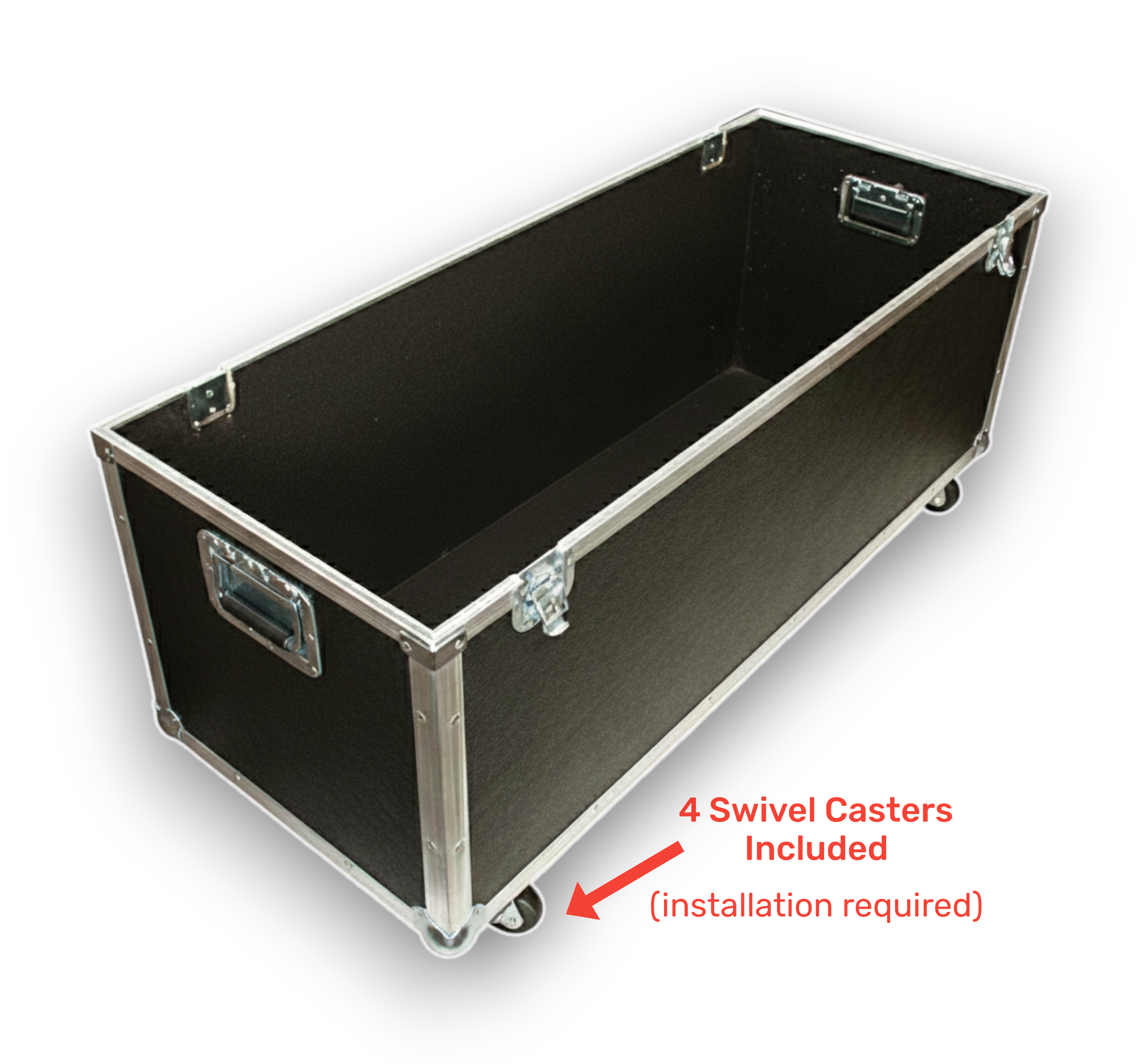 42"x12"x12" ATA Equipment & Supply Trunk with Wheels
