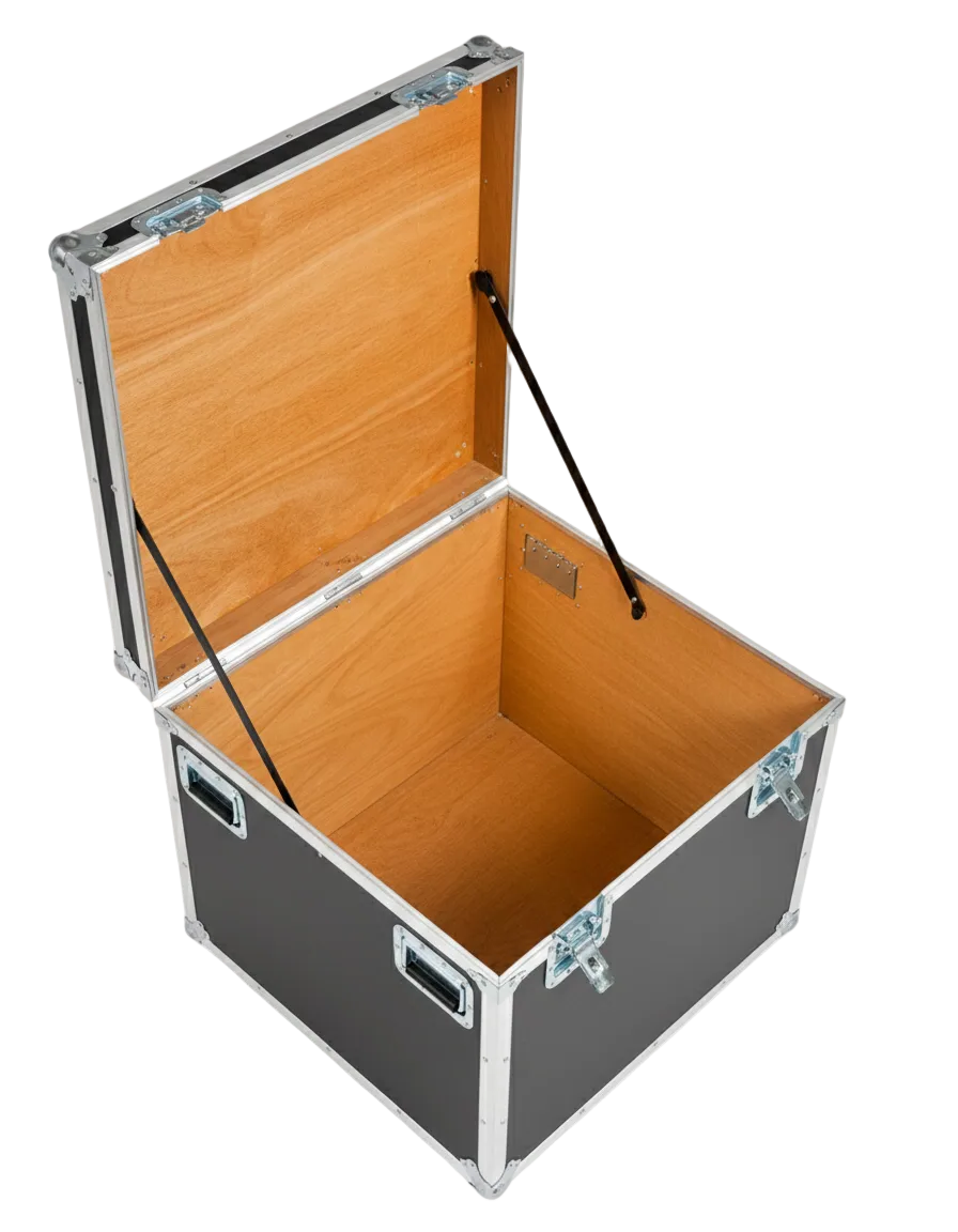 30" x 30" Extra High ATA Road Case Cable Trunk with Wheels