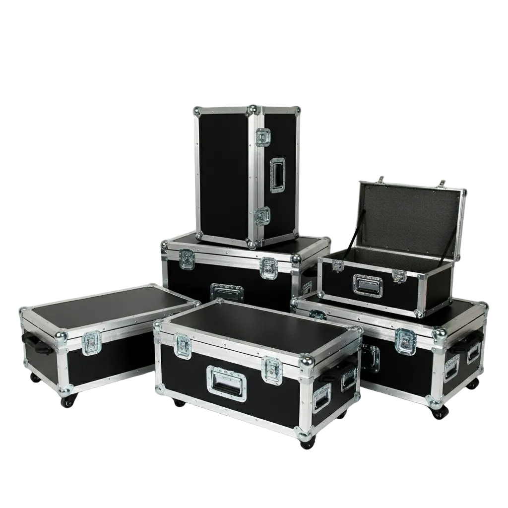 Medium Duty 1/4" ATA Road Case with Wheels & Handle – 6 Sizes