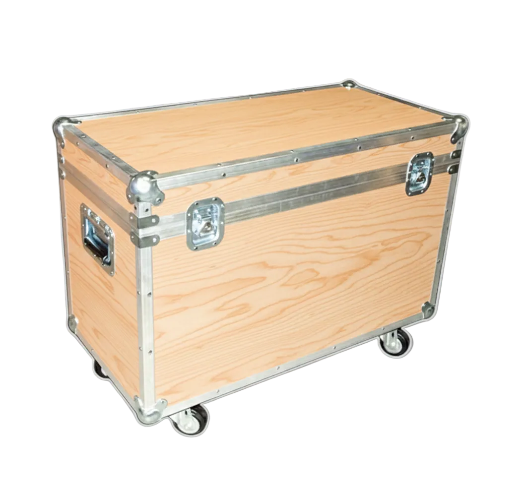 Medium Duty 1/4" ATA Supply Trunk with 2 Dividers, Top Tray & Wheels