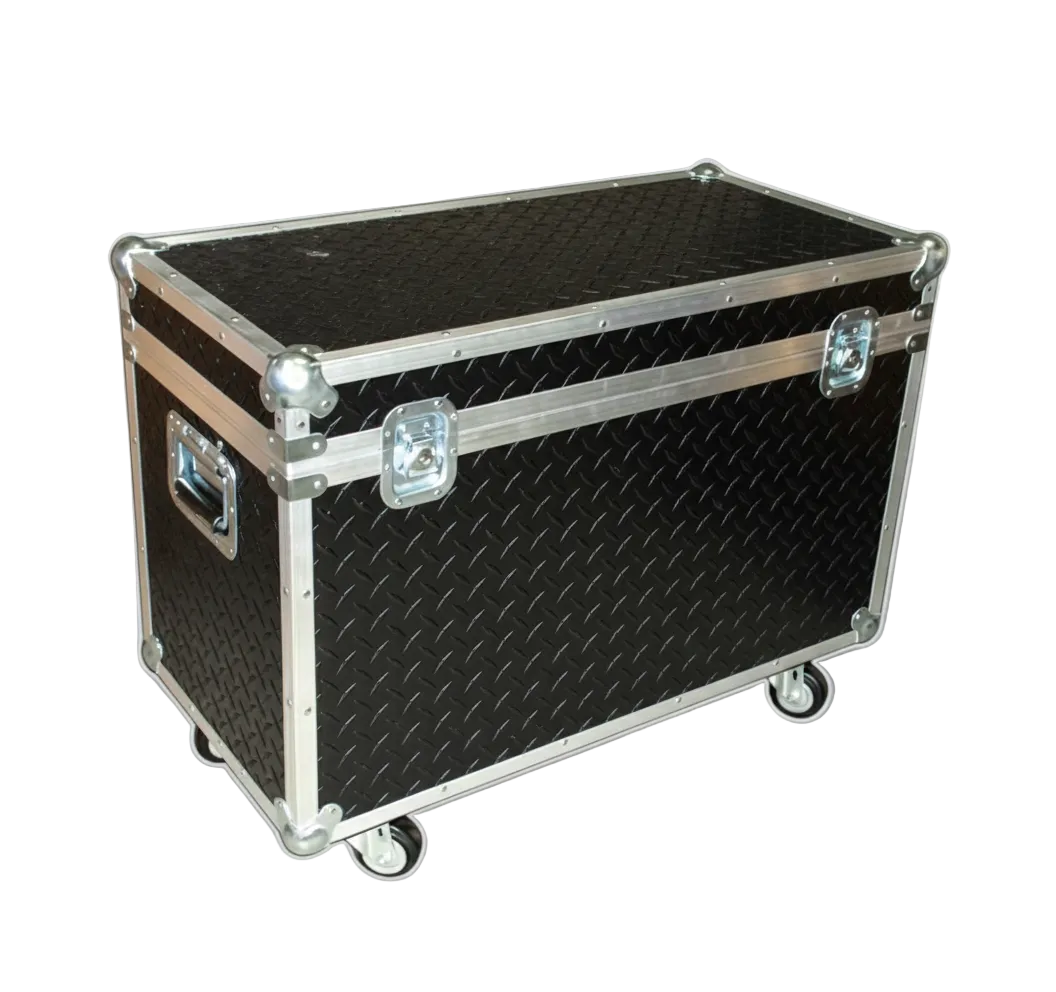 Medium Duty 1/4" ATA Supply Trunk with 2 Dividers, Top Tray & Wheels