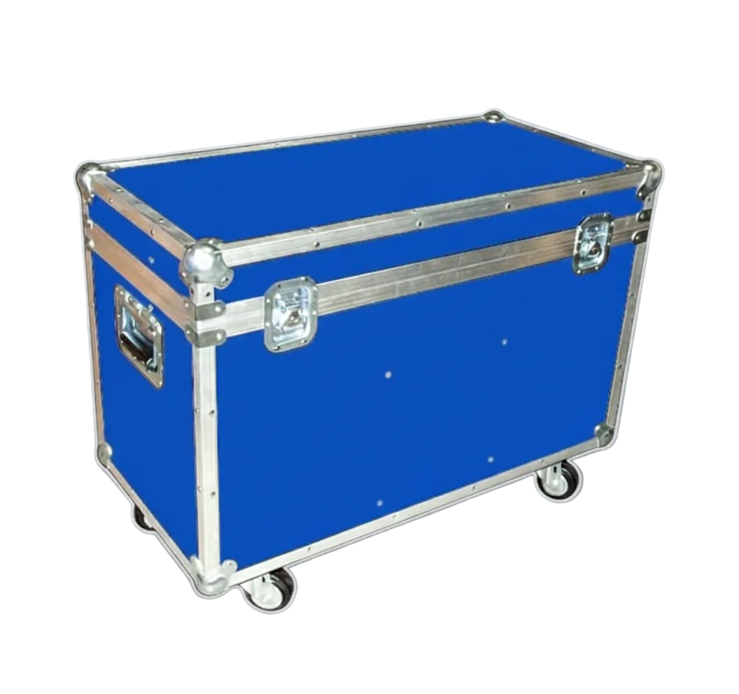 Medium Duty 1/4" ATA Supply Trunk with 2 Dividers, Top Tray & Wheels