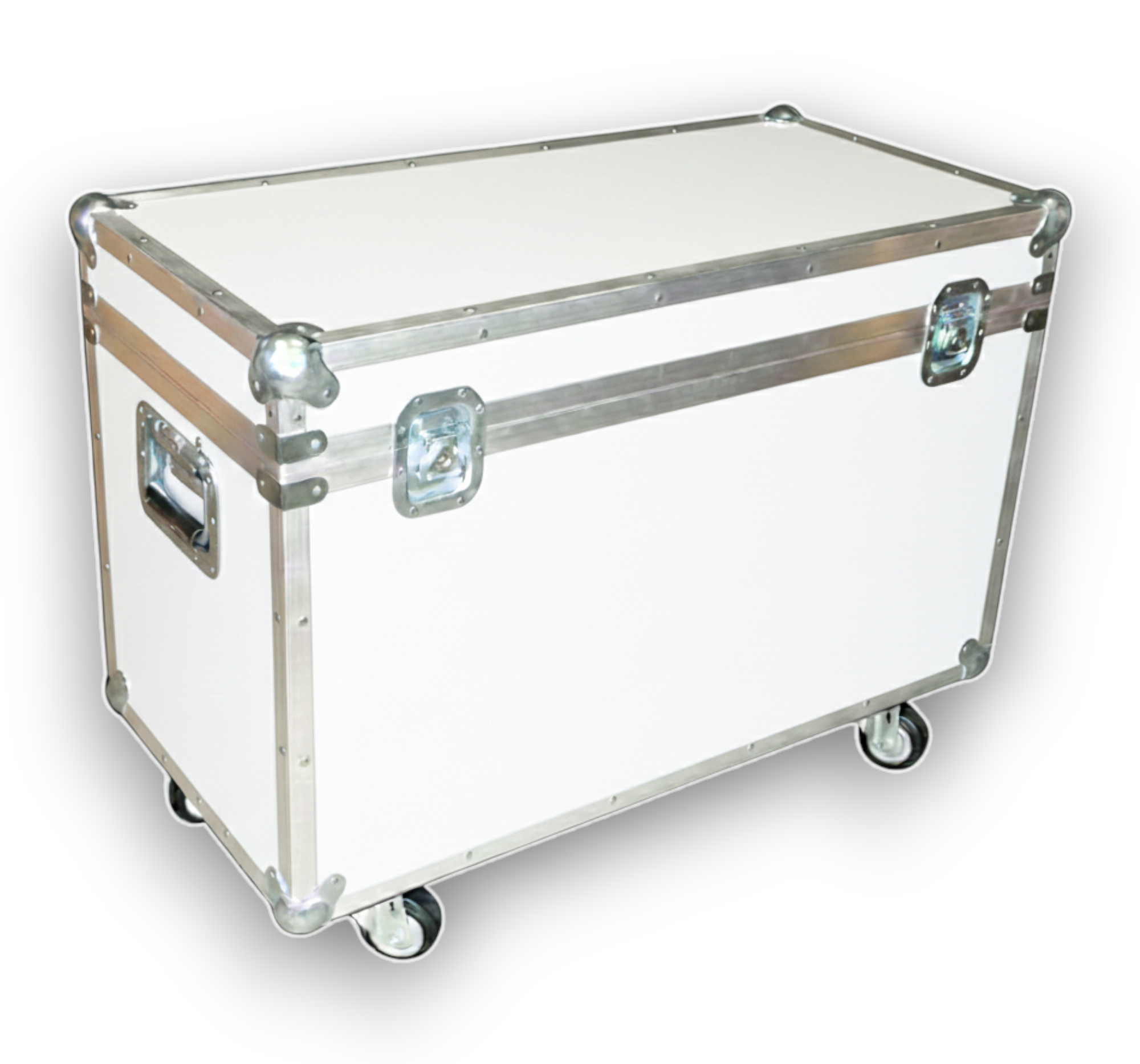Medium Duty 1/4" ATA Supply Trunk with 2 Dividers, Top Tray & Wheels