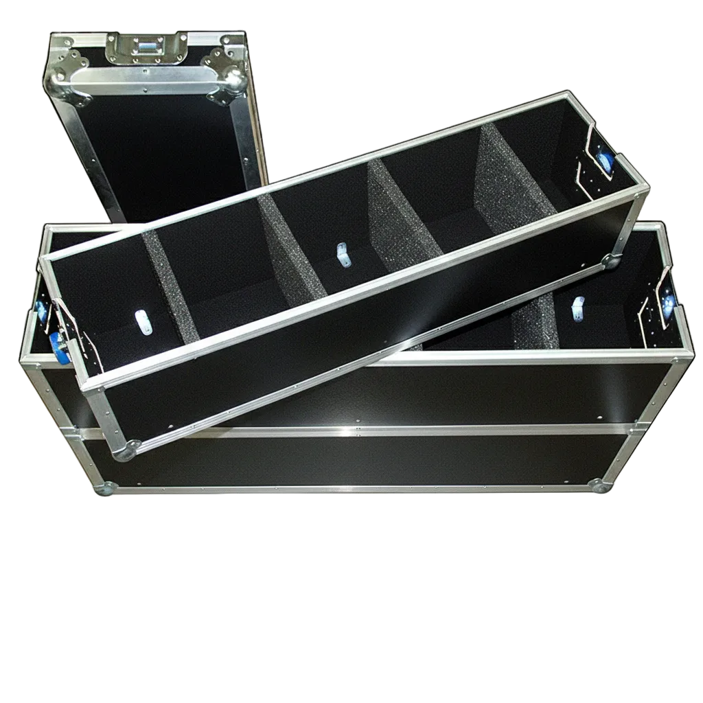 Triple Decker ATA Utility Case with 12 Removable Foam Dividers