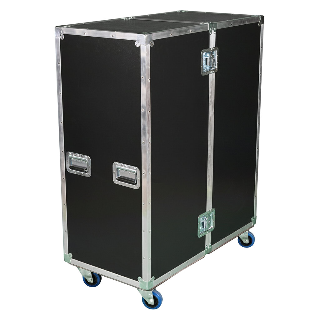 2-Sided 20x20x46 Utility Trunk Case with Adjustable Shelves