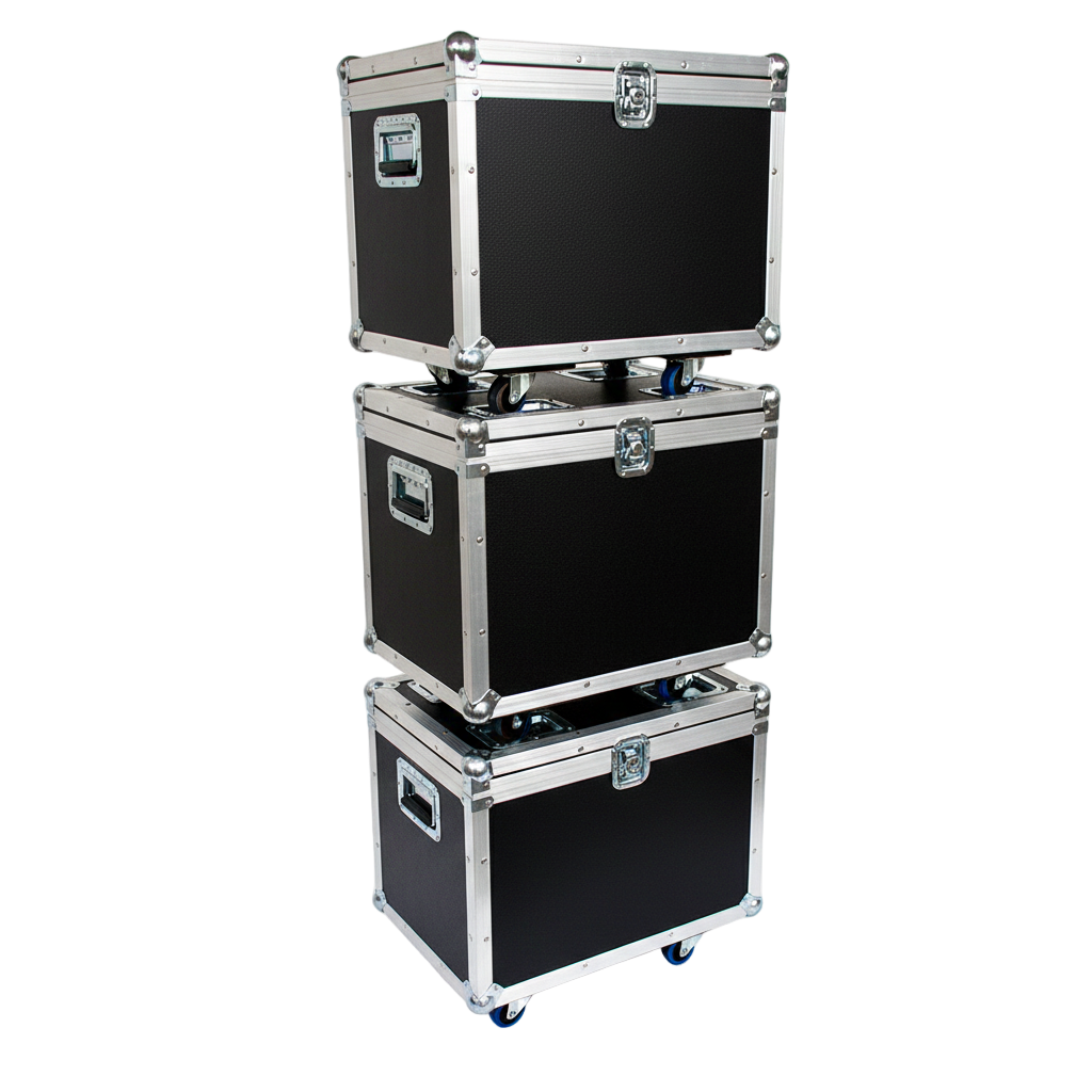Stackable 23x15x17 ATA Utility Trunk Case with Wheels