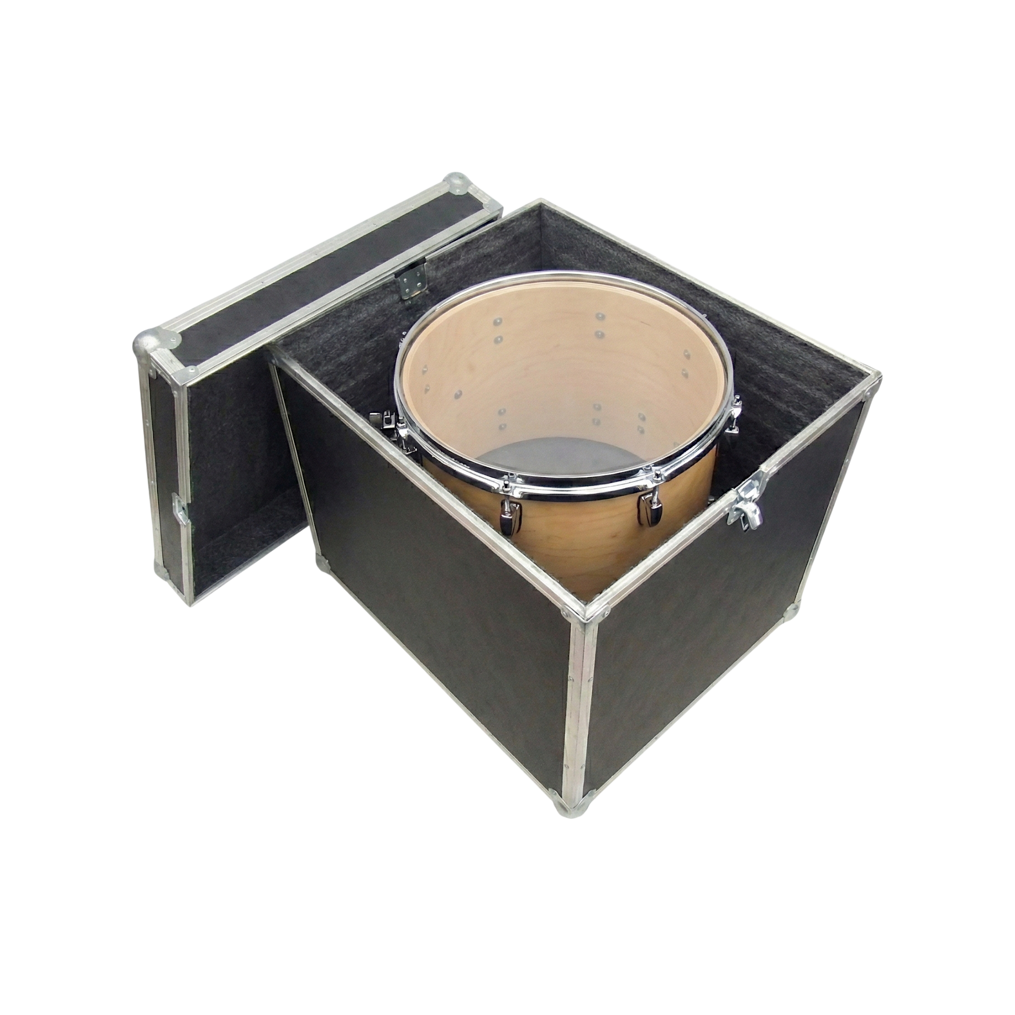 Bass Drum ATA Road Case 16x24 or 18x22 1/4" Ply Medium Duty Protection
