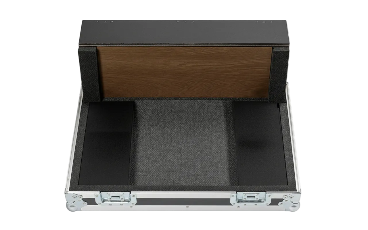 Behringer X32 Standard Mixer Road Case with Doghouse and Wheels