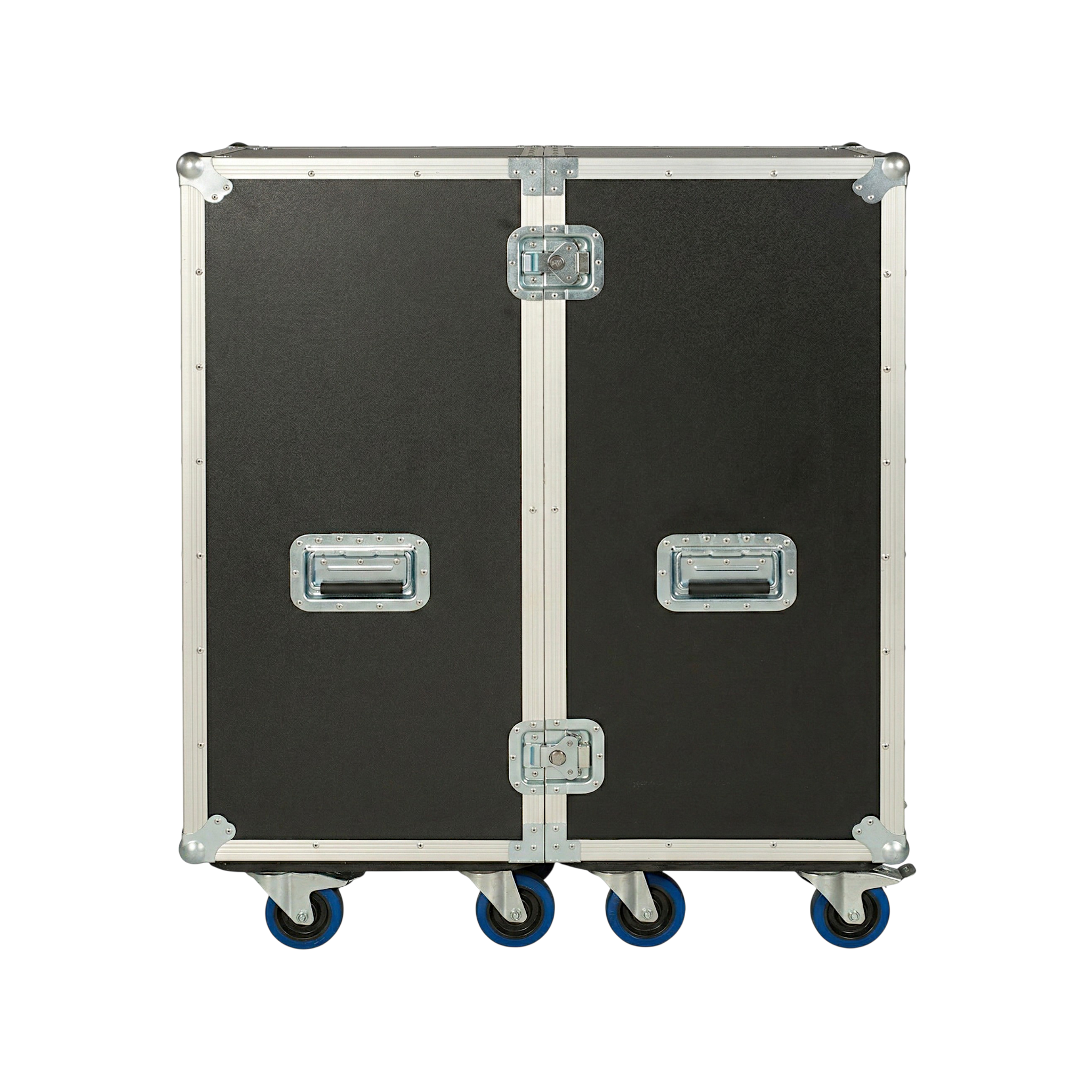Break Apart Dual 4 Drawer ATA Case 3/8" Ply With Casters