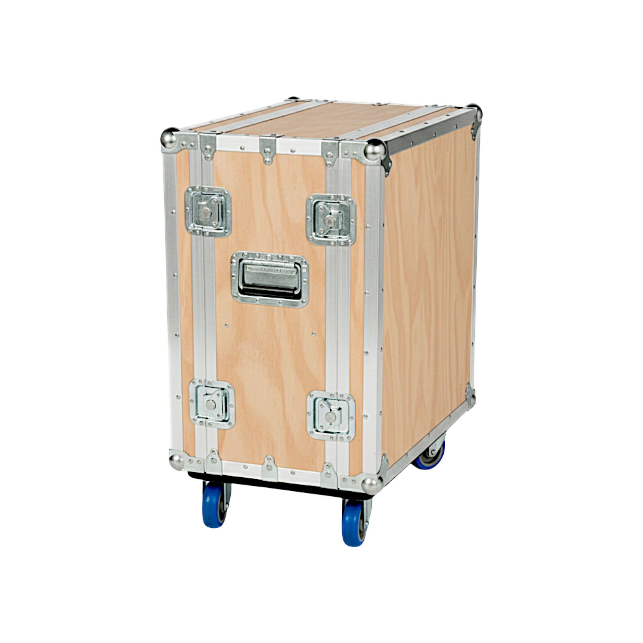 Custom Dual Amp Head ATA Road Case With Wheels
