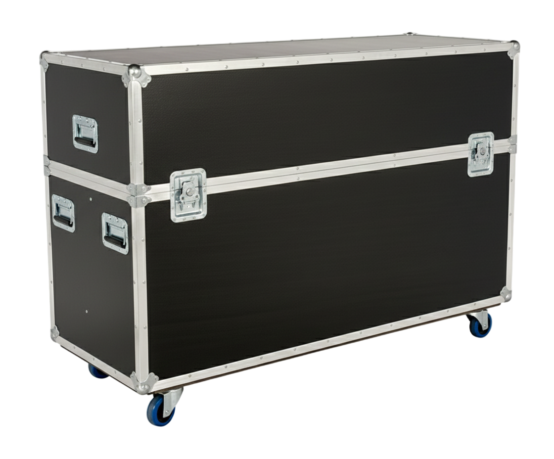 Custom Heavy-Duty 32"-37" 2-in-1 ATA TV Case for LCD, LED & Plasma