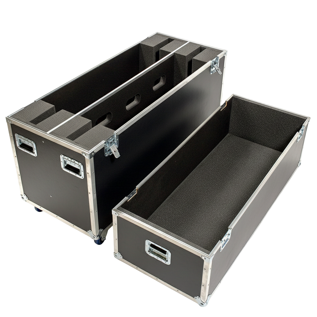Custom Heavy-Duty 32"-37" 2-in-1 ATA TV Case for LCD, LED & Plasma