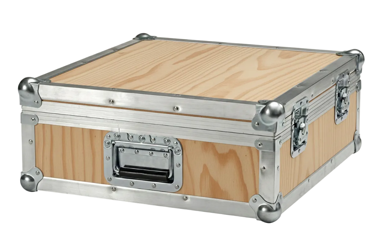 Custom Small Mixer Under 24" ATA Road Case – Carpet Lined