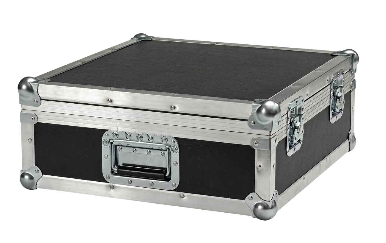 Custom Small Mixer Under 24" ATA Road Case – Carpet Lined