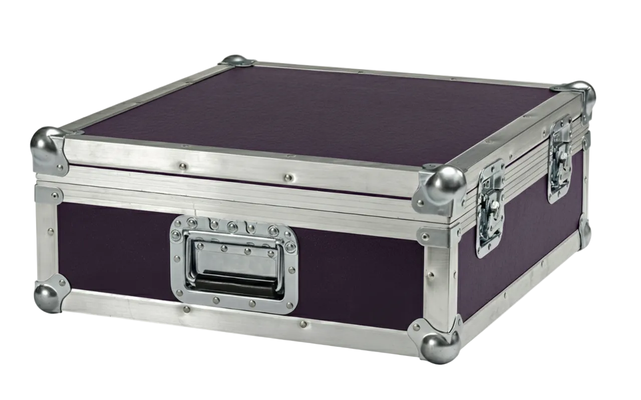Custom Small Mixer Under 24" ATA Road Case – Carpet Lined