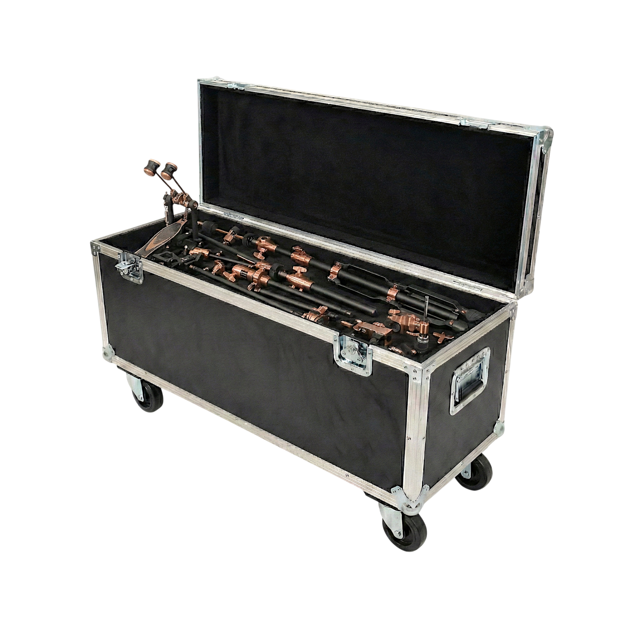 Heavy Duty Drum Hardware and Stand ATA Road Case 3/8