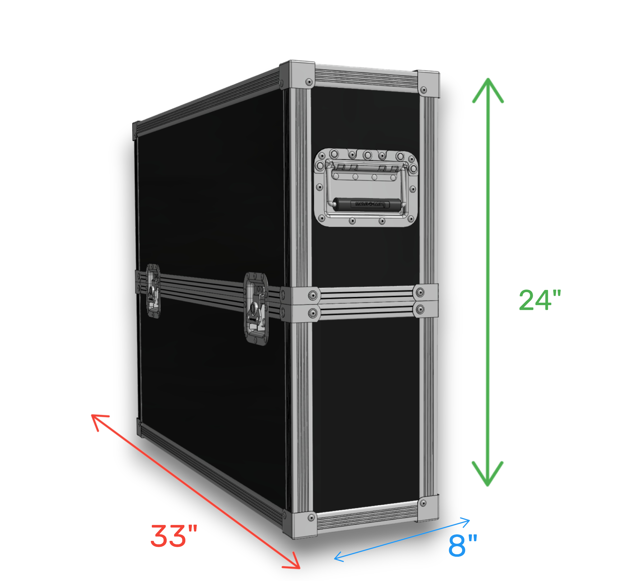 Light-Duty 32”-37” LCD LED ATA TV Case | Protective Transport Case