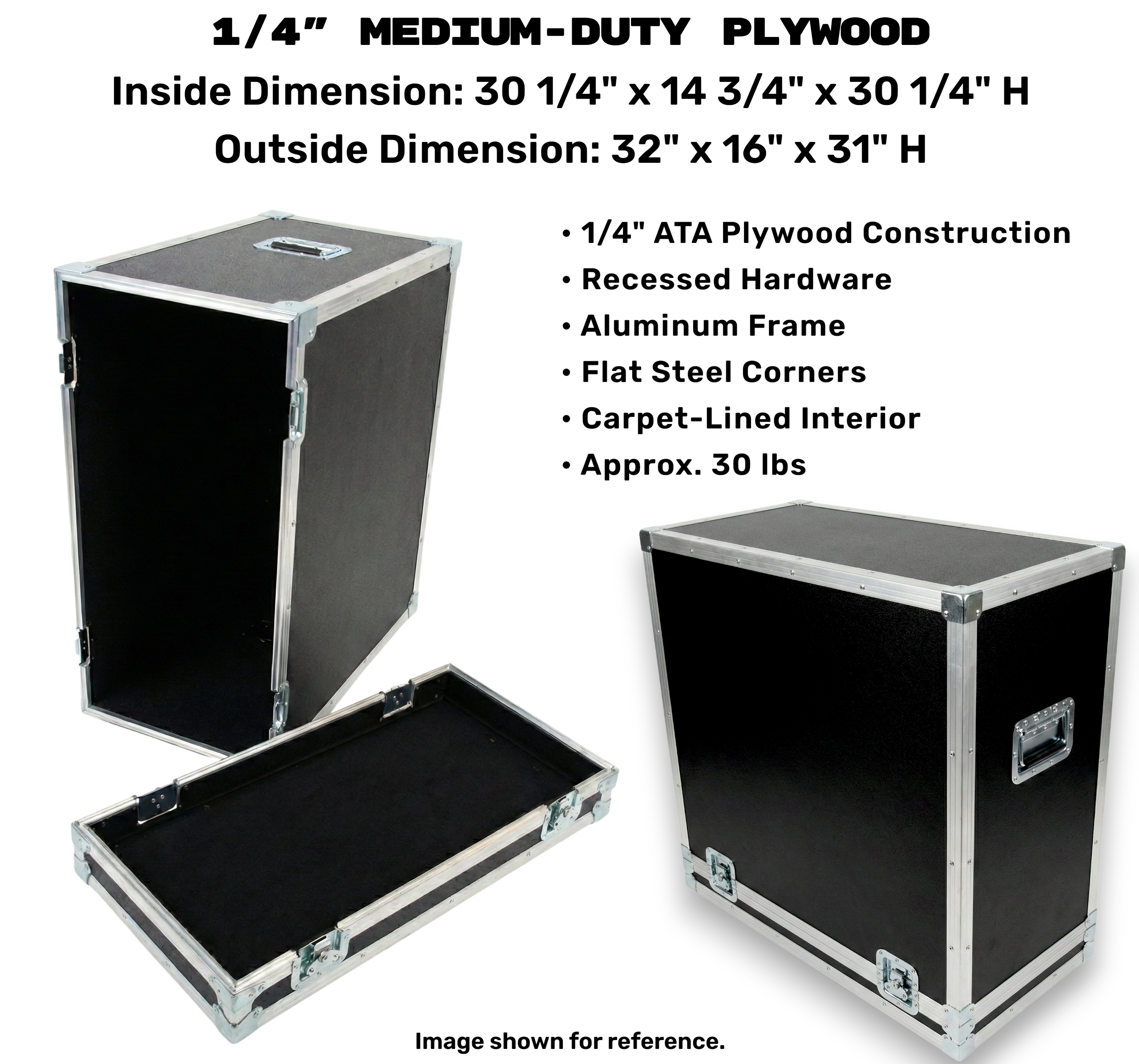 Marshall 412 Speaker Cabinet ATA Case – Standard 412 Bottom