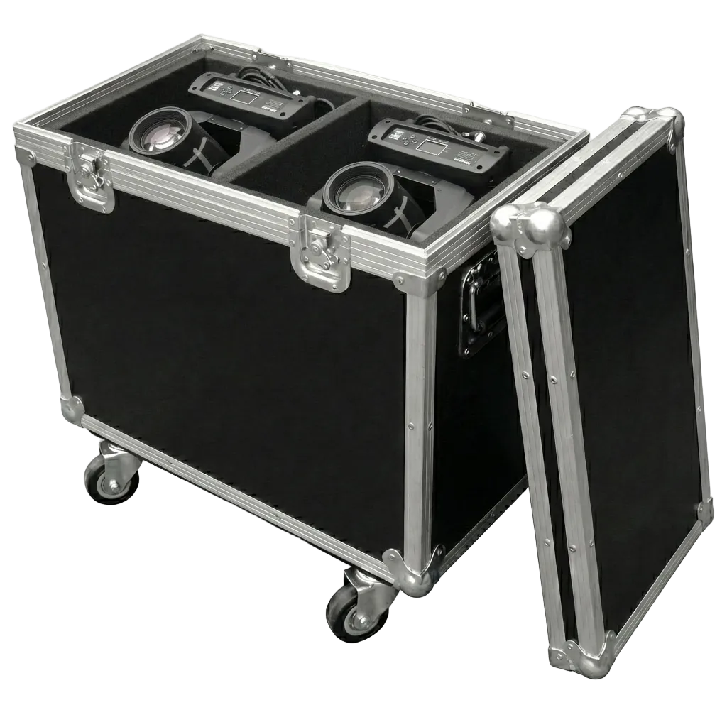 Medium Duty 2 in 1 Scanner ATA Case with Wheels