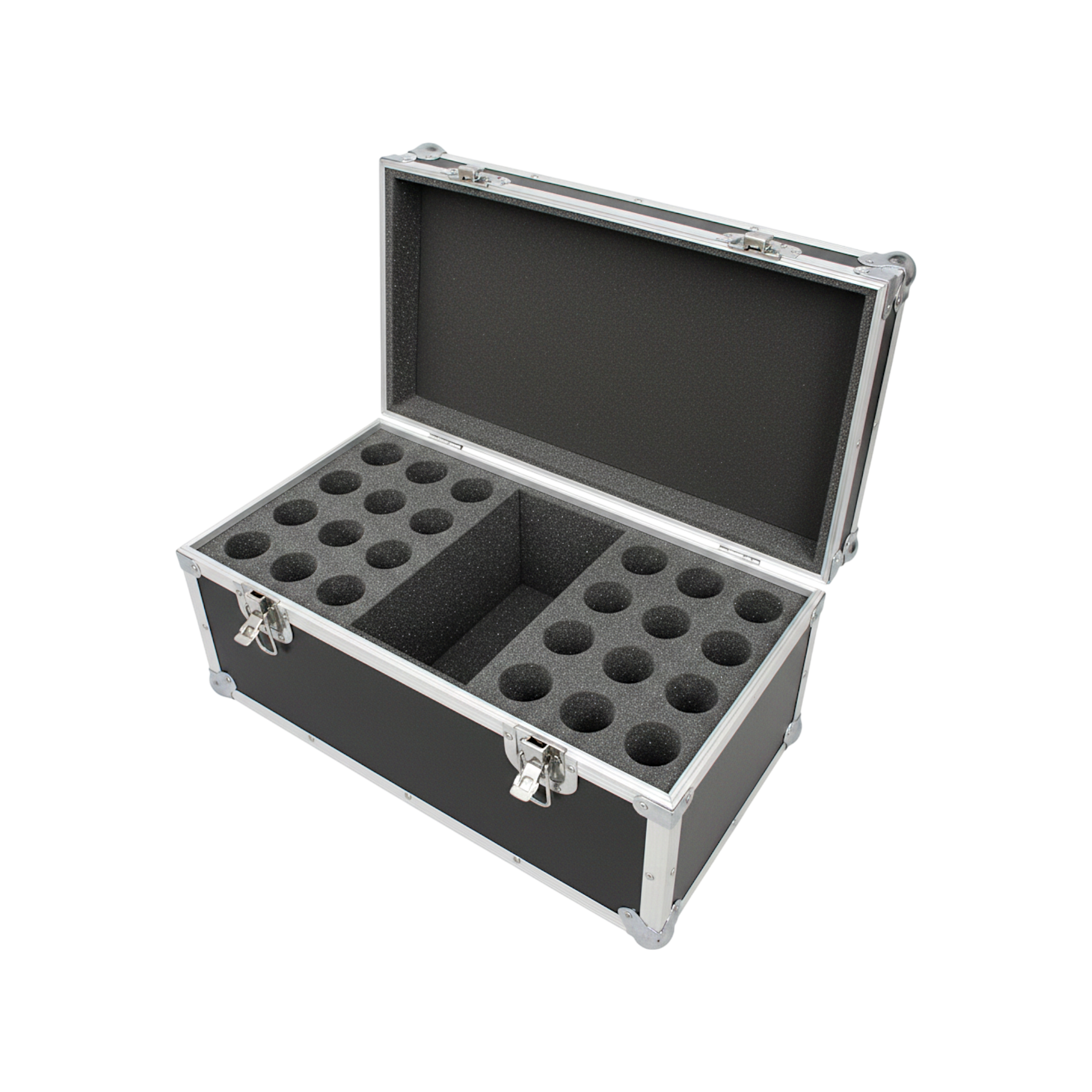 24 Microphones ATA Case with Wire Compartment