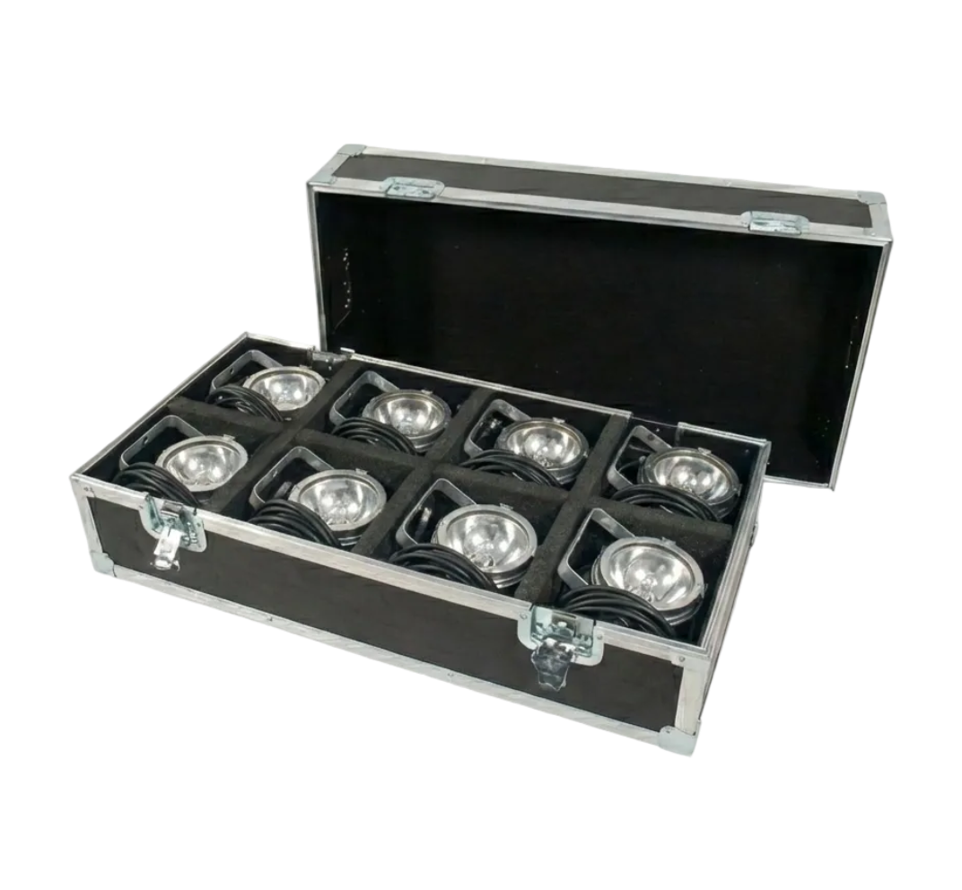 PAR LED 8 in 1 ATA Case – Fits Par 64 Lights